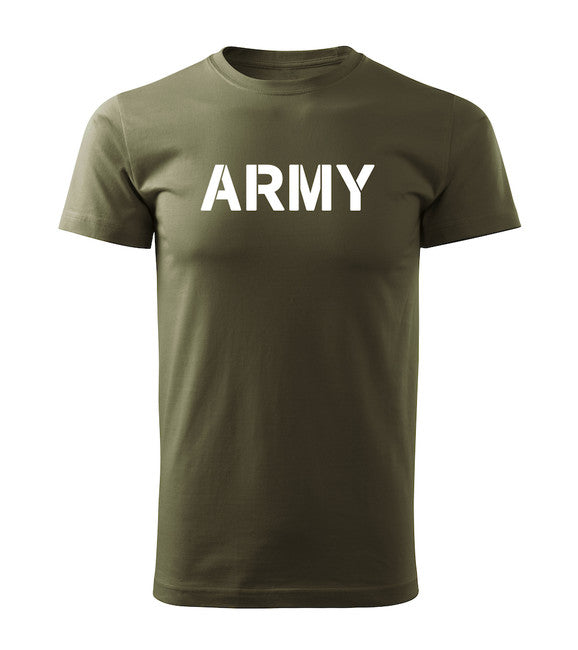 DRAGOWA Μπλουζάκι Army Κοντό