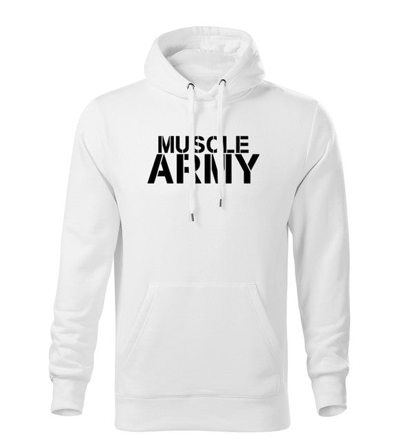 DRAGOWA muscle army Φούτερ ανδρικό με Κουκούλα
