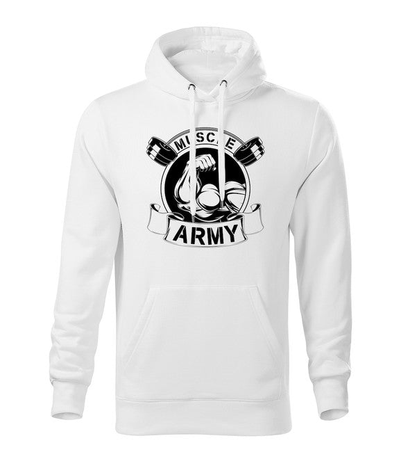 DRAGOWA Muscle Army φούτερ με κουκούλα ανδρικό Original