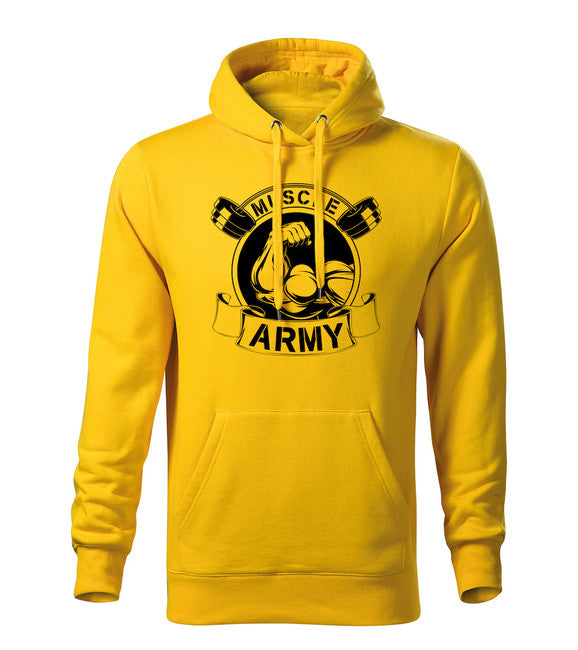 DRAGOWA Muscle Army Original Φούτερ με Κουκούλα Ανδρικό