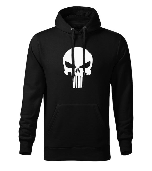 DRAGOWA Punisher φούτερ με κουκούλα ανδρικό