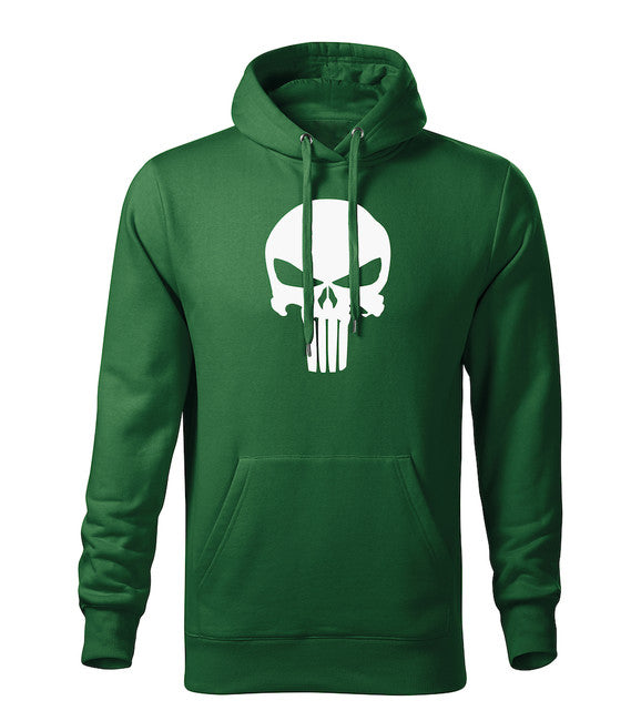 DRAGOWA Φούτερ με Κουκούλα Punisher Ανδρικό