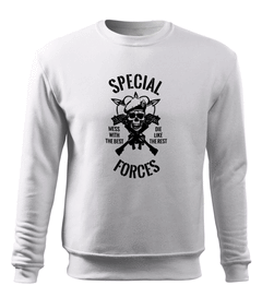 DRAGOWA ανδρικό φούτερ special forces 300 g/m², λευκό