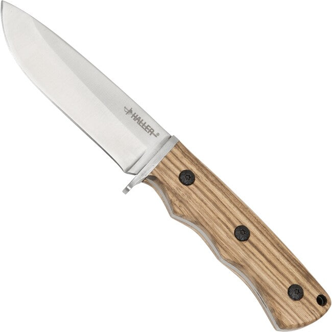 Haller Outdoor Μαχαίρι με Σταθερή Λάμα Zebraholz 83302