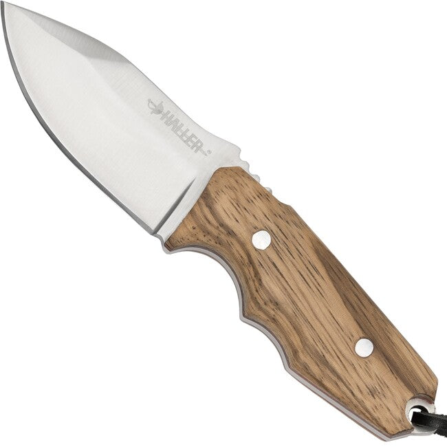 Haller Outdoor Μαχαίρι με Σταθερή Λάμα Zebraholzgriff