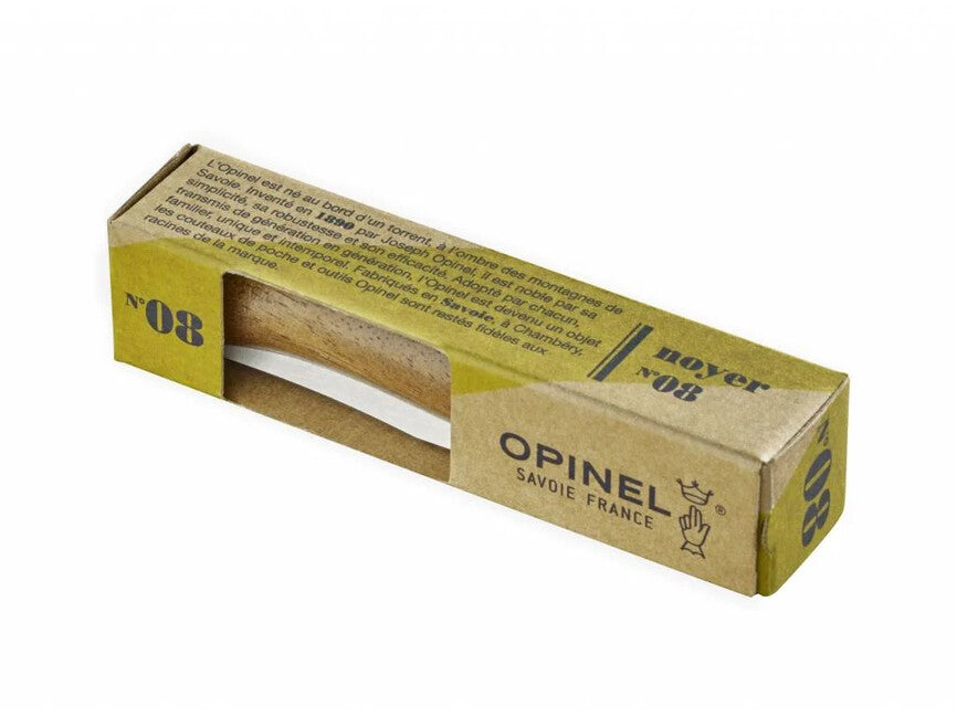Opinel VRI N°08 Αναδιπλούμενο Μαχαίρι Inox, καρυδί