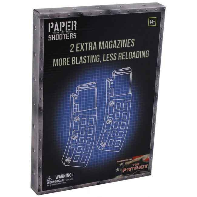 PAPER SHOOTERS Patriot Ανταλλακτικά Περιοδικά Όπλου, 2 τεμάχια