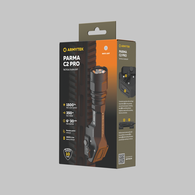 ArmyTek Parma C2 Pro Συμπαγής Φακός Όπλου Επαναφορτιζόμενος 1500lm