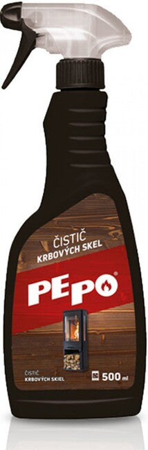PE-PO Καθαριστικό Γυαλιού Τζακιού 500 ml