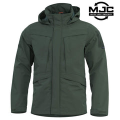 Pentagon Hurricane Shell men's jacket, Forest Night green