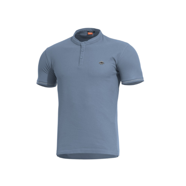 Pentagon Levantes Henley Μπλουζάκι Stripes, μπλε