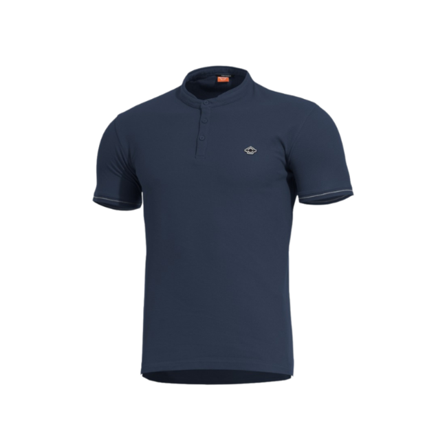 Pentagon Levantes Henley Stripes μπλουζάκι, ναυτικό μπλε