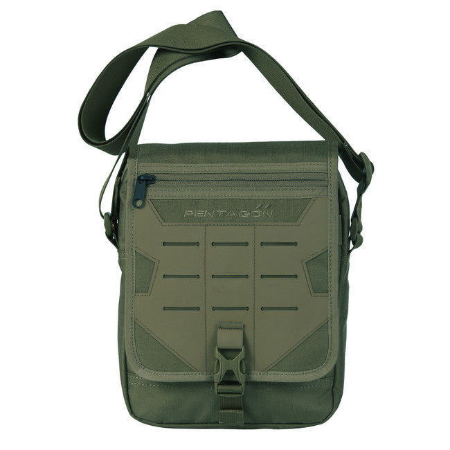 Pentagon Messenger Bag, Olive