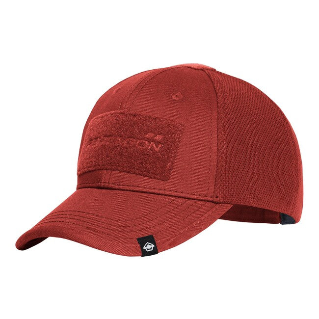 Pentagon Raptor Καπέλο Twill/Mesh, κόκκινο