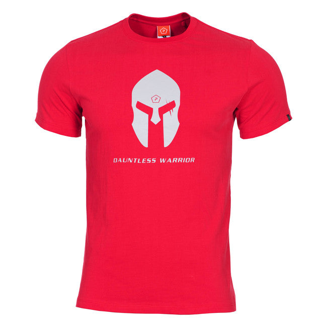 Pentagon Spartan Helmet Μπλουζάκι, Κόκκινο