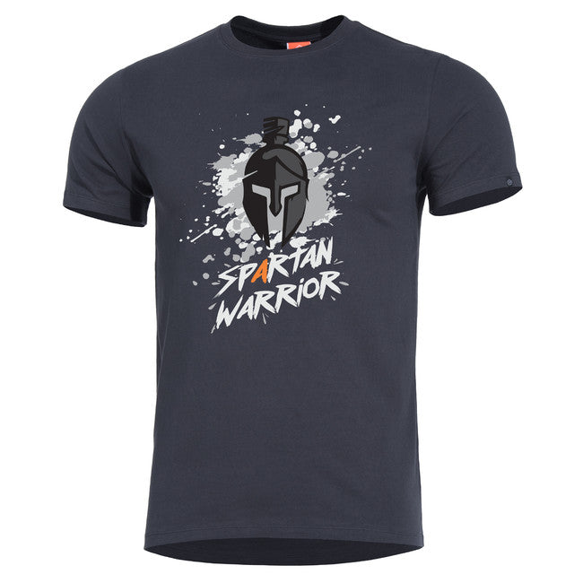 Pentagon Spartan Warrior μπλουζάκι, μαύρο