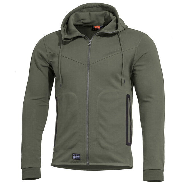 Pentagon Pentathlon 20 Φούτερ με Κουκούλα Ανδρικό, Camo Green