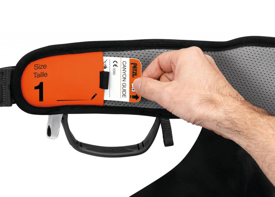 Petzl CANYON GUIDE Ζώνη Καθίσματος με μαύρο ένθετο
