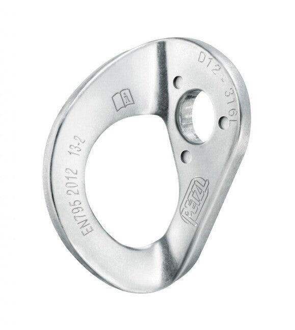 Petzl Coeur Stainless Πλακέτα Ανοξείδωτη 12 mm, Ανοξείδωτη