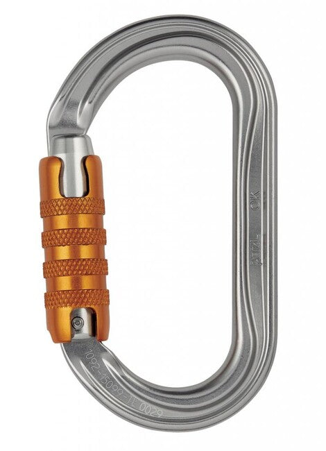 Petzl OK Triact Lock Καραμπίνερ οβάλ με αυτόματη ασφάλεια