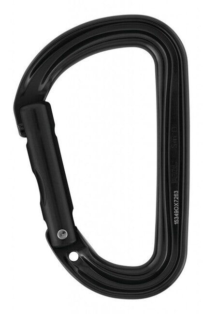 Petzl D SMD Καραμπίνερ wall χωρίς ασφάλεια, μαύρο