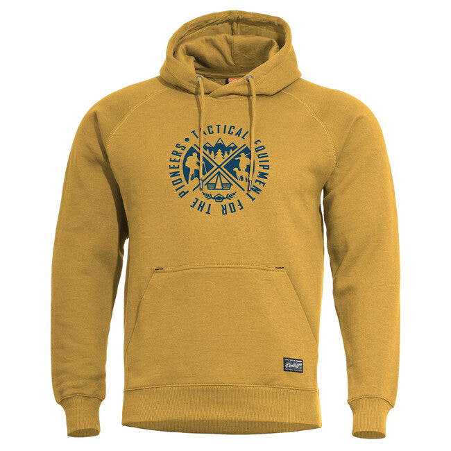 Pentagon Phaeton Hood Φούτερ με κουκούλα ανδρικό "Pioneers", Tuscan Yellow