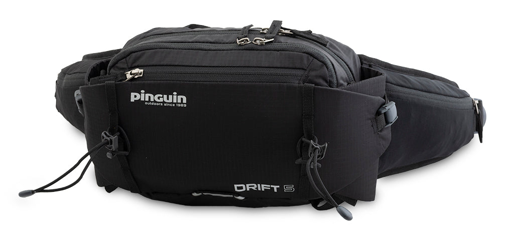Pinguin Drift 5 Ζώνη Μέσης Nylon, 5 L, μαύρο
