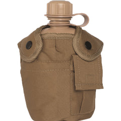 Mil-Tec Field Bottle US Coyote 1l with ALU Cup