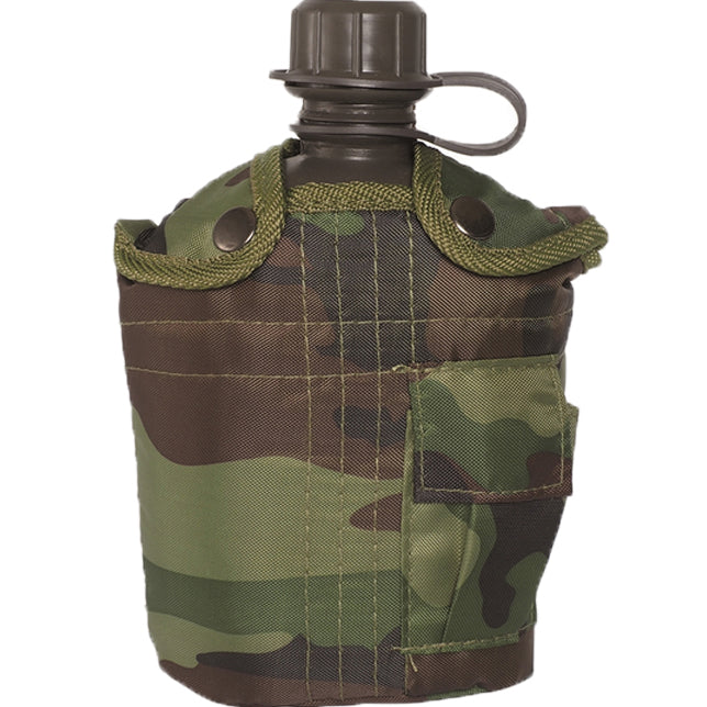 Mil-Tec US Παγούρι Πεδίου 1l με Κύπελλο ALU, woodland