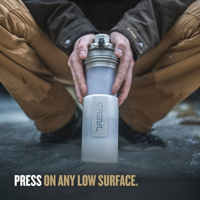 GRAYL GeoPress Φιλτρέρ Φιάλη 710 ml, Alpine White