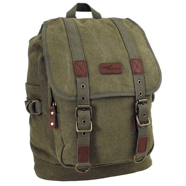 Pure Trash PT Σακίδιο Πλάτης Καμβάς, OD green