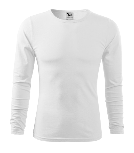 Malfini Fit-T μπλουζάκι μακρύ μανίκι 160g/m2, λευκό