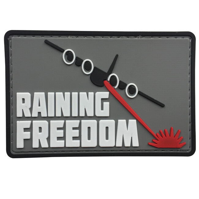 WARAGOD Raining Freedom Patch PVC, Κόκκινο