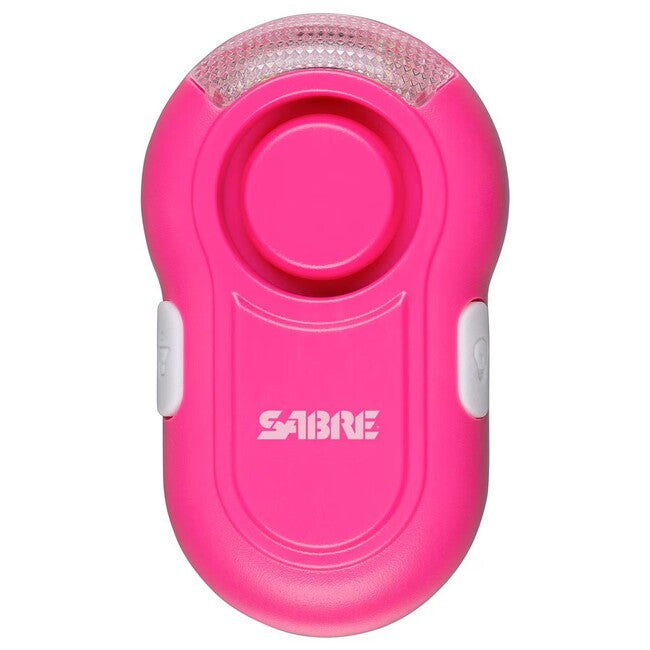 SABRE RED Clip-On LED Προσωπικός Συναγερμός 120db, Ροζ