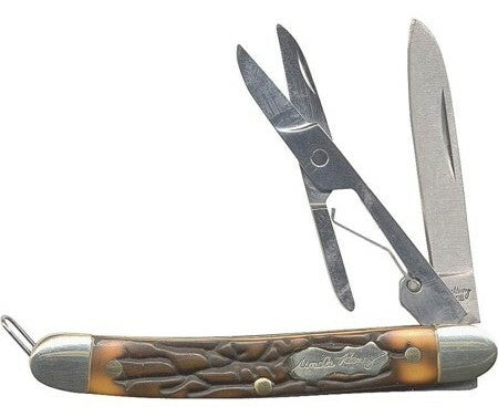 Schrade Uncle Henry Μαχαίρι Τσέπης 2 3/4" 4,4 cm, Staglon - Πλαστικό με Ψαλίδια