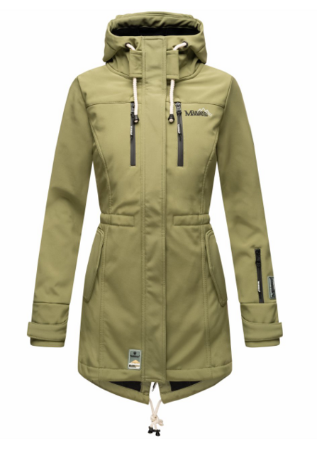Marikoo ZIMTZICKE softshell jakna zimska ženski s kapuco