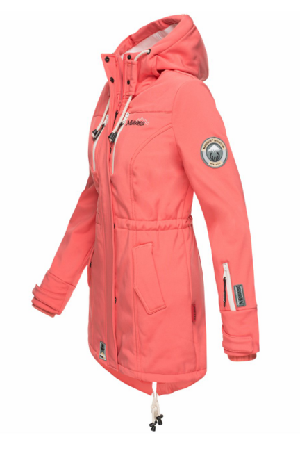 Marikoo ZIMTZICKE Μπουφάν Softshell Γυναικείο Χειμερινό με Κουκούλα