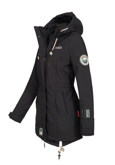 Marikoo ZIMTZICKE Μπουφάν Softshell Γυναικείο Χειμωνιάτικο με Κουκούλα