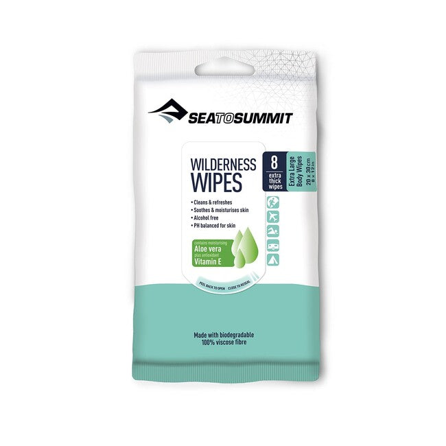 SEA to Summit Wilderness Wipes Μαντηλάκια Extra Large, XL, 8τεμ.