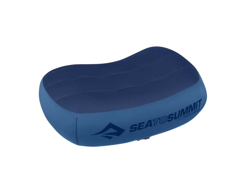 SEA to Summit Aeros Premium Μαξιλάρι Ταξιδιού, Regular, Navy Blue
