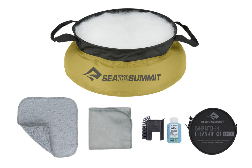 Sea to Summit Σετ Καθαρισμού Κάμπινγκ, 6 τεμάχια