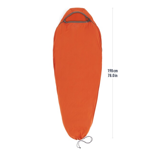 SEA to Summit Reactor Fleece επένδυση υπνόσακου, πορτοκαλί, Comfort