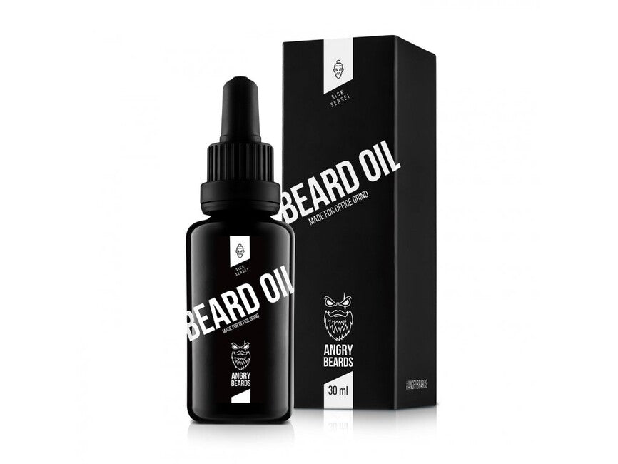 Angry Beards Sick Sensei Λάδι Γενειάδας και Μουστακιού, Μωβ 30 ml