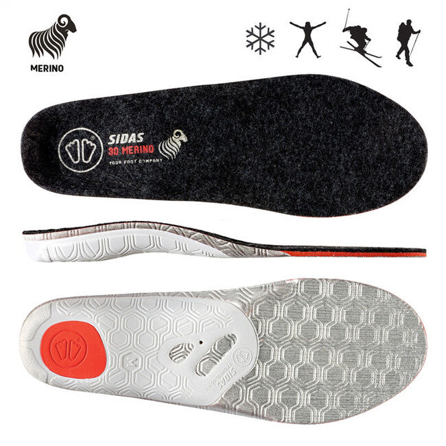 Σίδας Winter 3D Merino ορθοπεδικές πάτοι