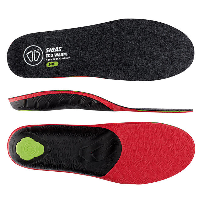 Sidas 3Feet Eco Warm Mid Ορθοπεδικές Πέλματα με Υποστήριξη