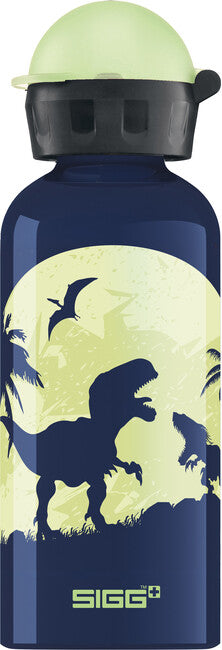 SIGG Kids Αλουμινένιο Μπουκάλι Νερού Glow Moon Dinos, 0,4 l