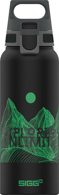 SIGG WMB Traveller Αλουμινένιο Μπουκάλι Νερού Pathfinder Black, 1 L