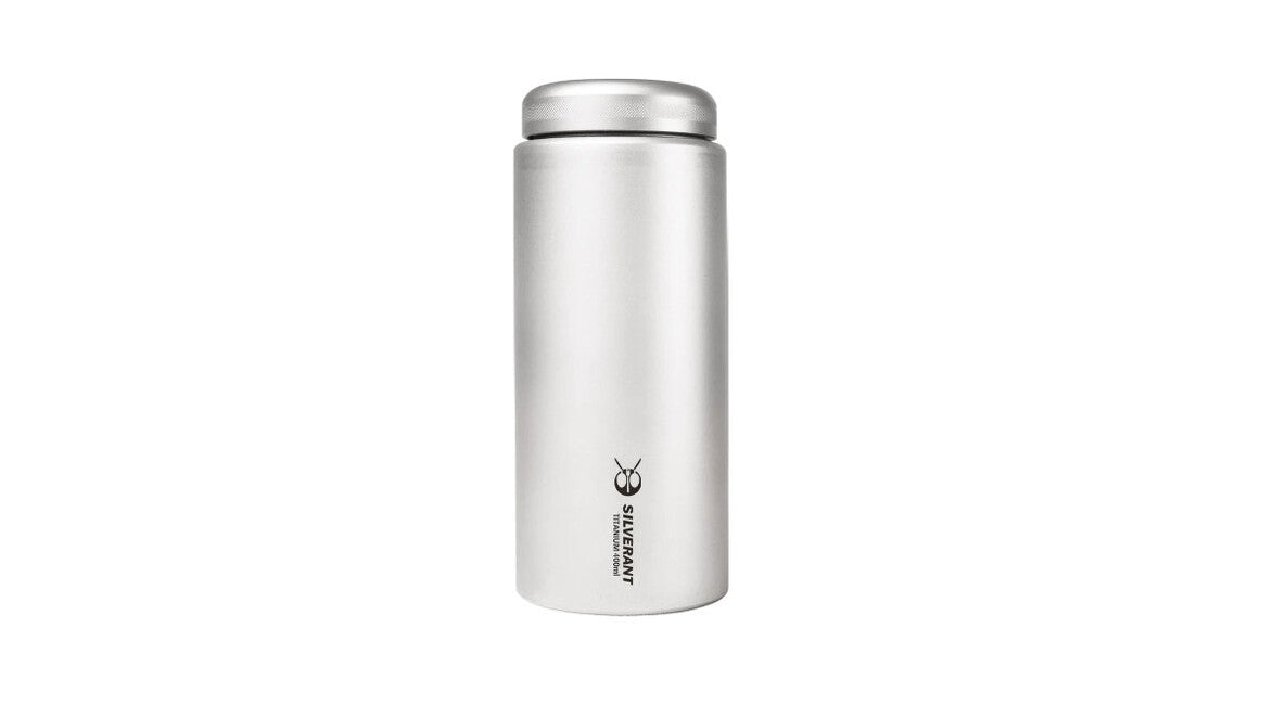 Silverant Φιάλη Τιτάνιο 400 ml με Επίπεδο Καπάκι