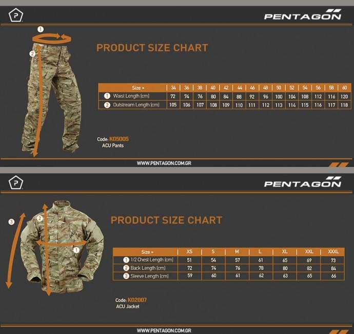 Pentagon ACU Rip-Stop Σύνολο, UCP Digital