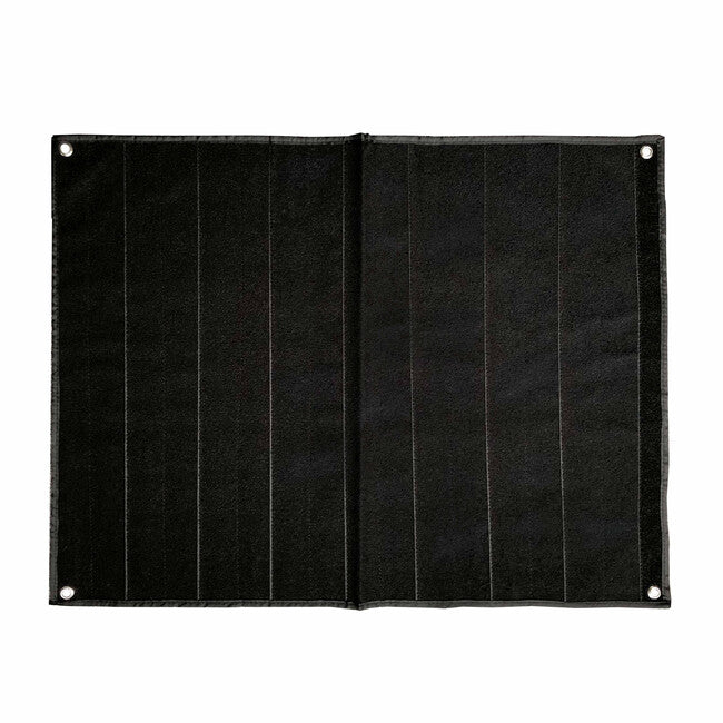 WARAGOD Μικρό Πάνελ Velcro με 4 Ματάκια, Μαύρο